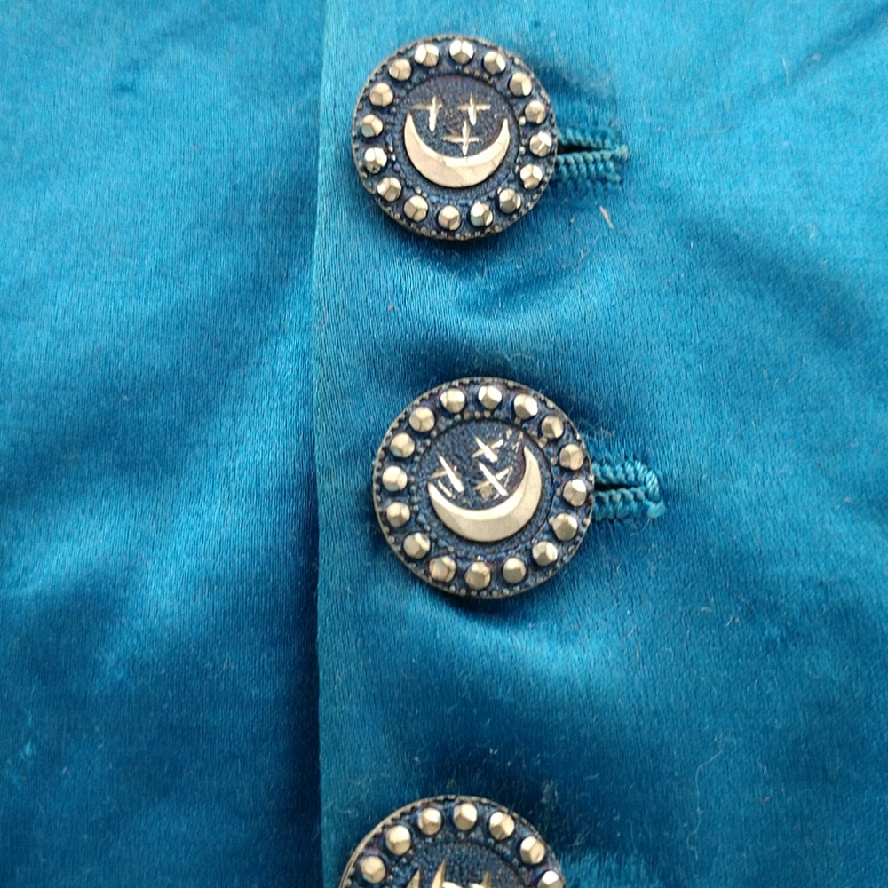 TRUE VICTORIAN ANTIQUE Child's SILK SATIN Bodice / Jacket - Picture 4 of 12